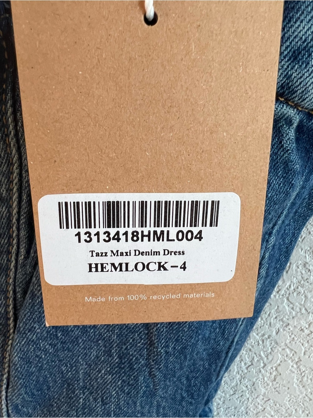 Reformation Denim Midi Dress - Picture 2 of 4